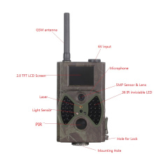 12MP Antenne Infrarot Nachtsicht Jagd Kamera GSM MMS GPRS Email / SMS Schwarz IR